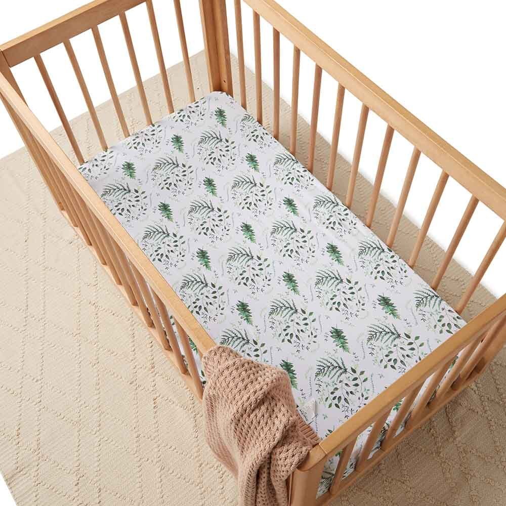 Enchanted Organic Fitted Baby Cot Sheet Snuggle Hunny