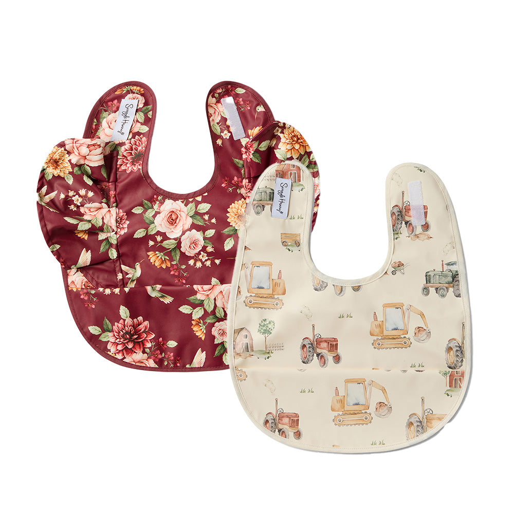 Snuggle Bib Waterproof 2 Pack - Pick Your Prints - View 1