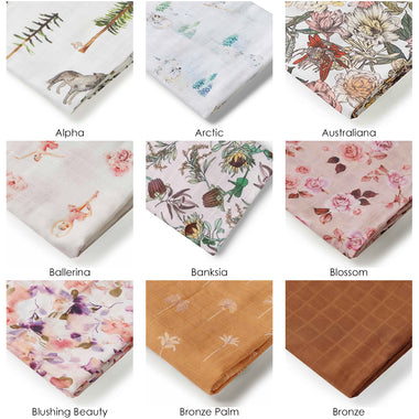 Organic Muslin Wrap + Milestone Card Set