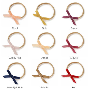 Velvet Bows 3 Pack