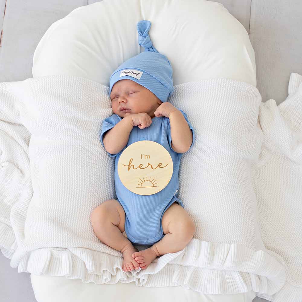 Bluebell Short Sleeve Organic Bodysuit - View 4