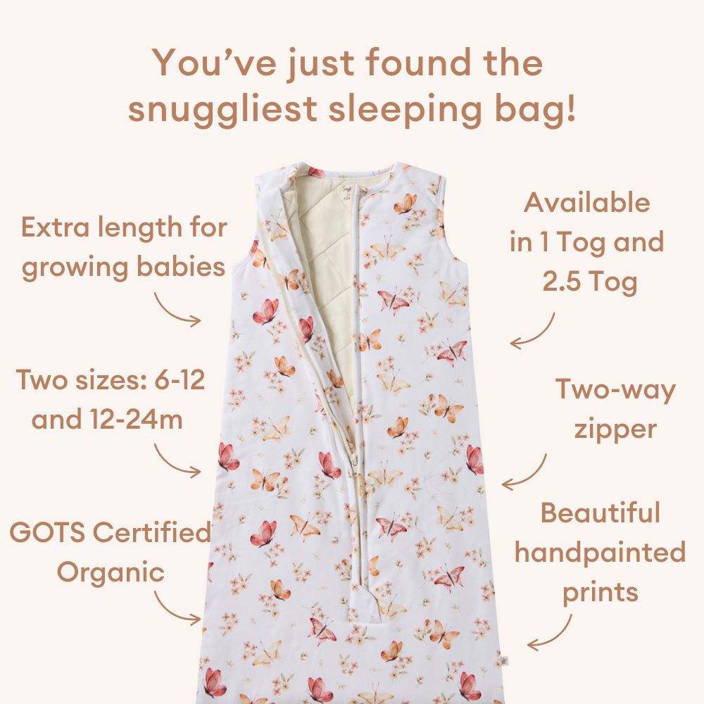Butterfly Organic Sleeping Bag 2.5 TOG - View 3