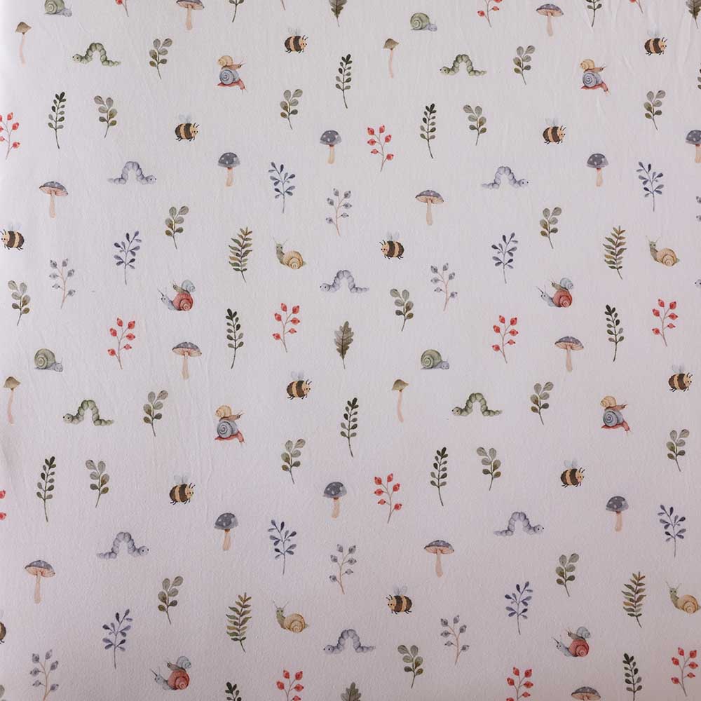 Garden Friends Organic Fitted Cot Sheet - View 5