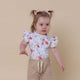 Meadow Short Sleeve Organic Bodysuit with Frill - Thumbnail 6