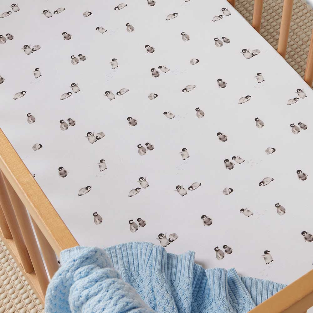 Penguin Organic Fitted Cot Sheet - View 2