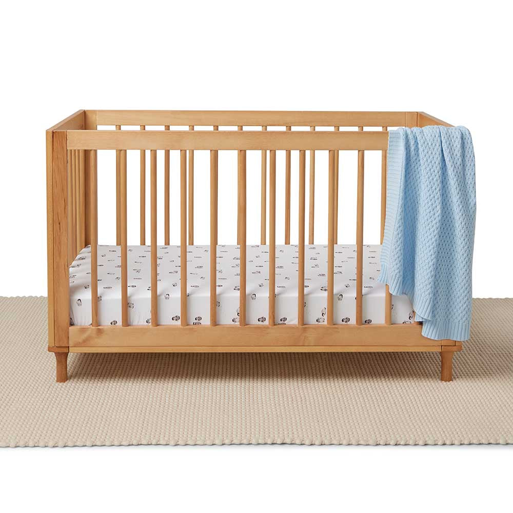 Penguin Organic Fitted Cot Sheet - View 5