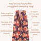 Sienna Organic Sleeping Bag 2.5 TOG - Thumbnail 3