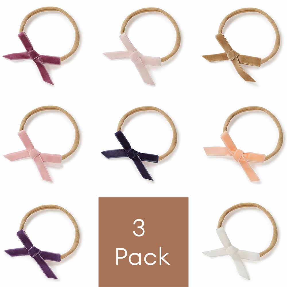 Velvet Bows 3 Pack - View 1