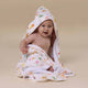 Beach Fun Organic Hooded Baby Towel - Thumbnail 4