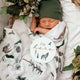 Alpha Muslin Wrap Birth Announcement Set - Thumbnail 1