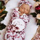 Fleur Jersey Wrap Birth Announcement Set - Thumbnail 1