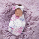 Lilac Skies Snuggle Swaddle Birth Announcement Set - Thumbnail 1