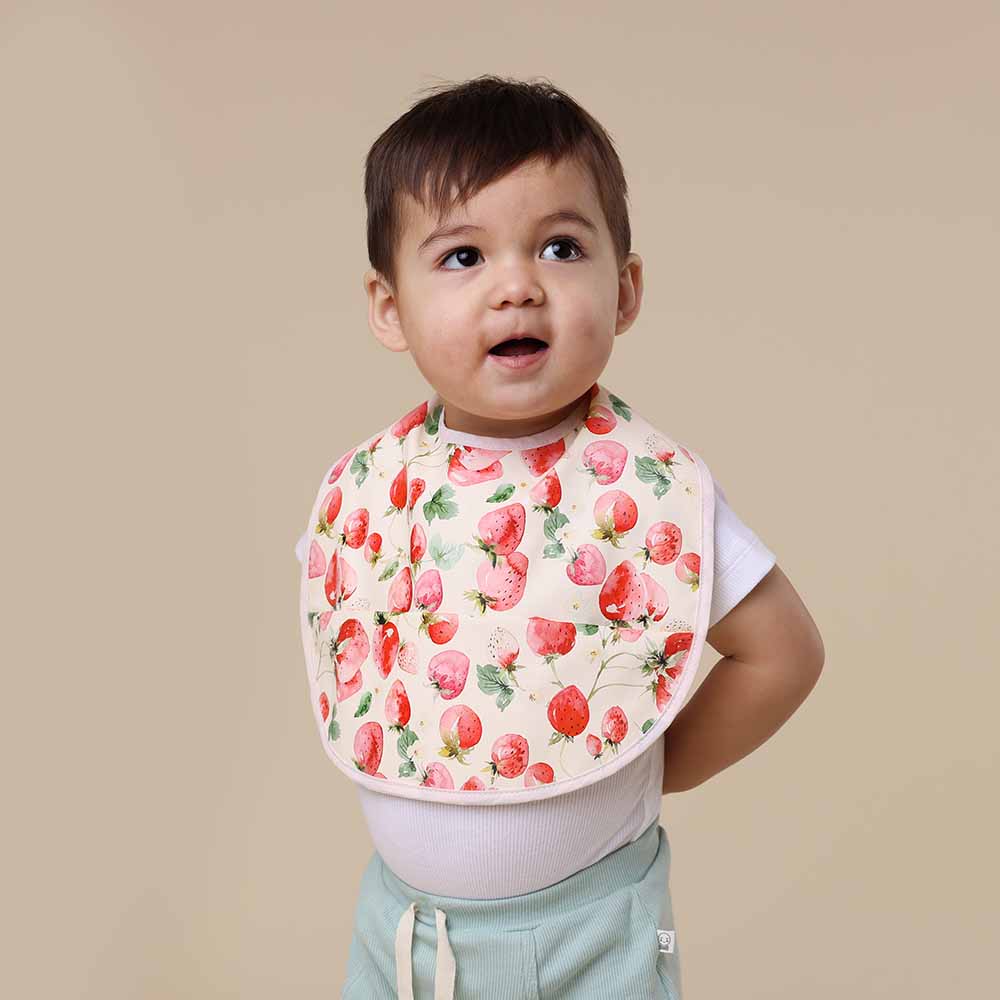 Strawberry Snuggle Bib - View 1