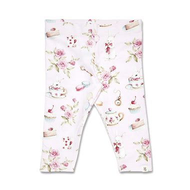 Alice's Tea Party Organic Leggings | Snuggle Hunny