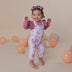Alice's Tea Party Organic Snuggle Overalls | Snuggle Hunny