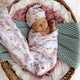 Alice’s Tea Party Organic Muslin Wrap - Thumbnail 3
