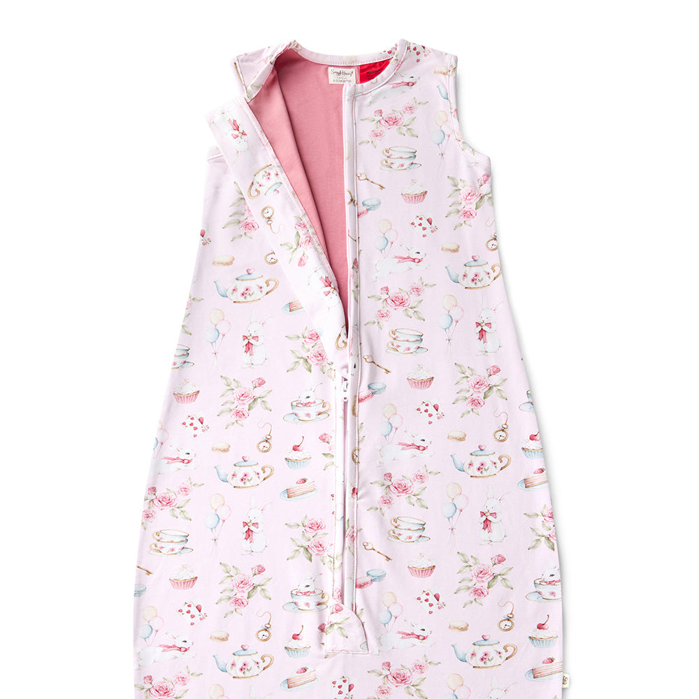 Alice's Tea Party Organic Sleeping Bag 1.0 TOG - View 2