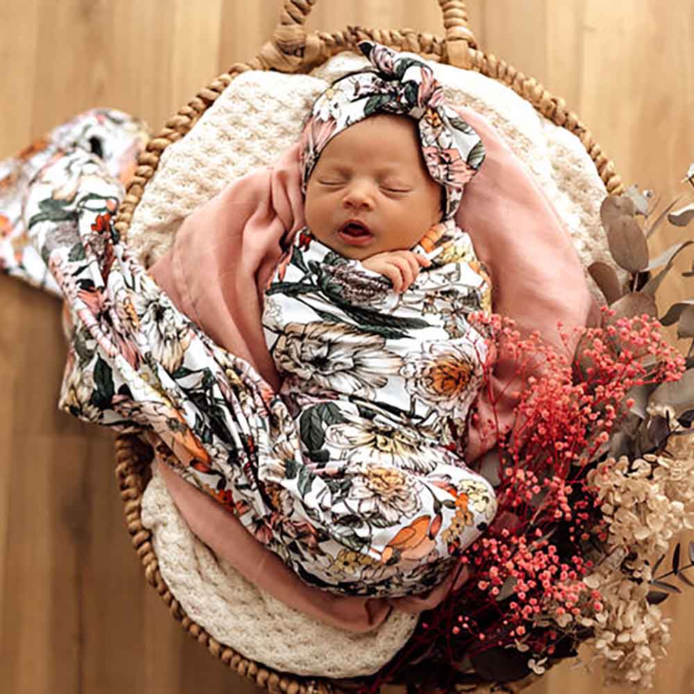 Australiana Jersey Wrap Birth Announcement Set - View 1