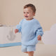 Baby Blue Oversized Cotton Knit Jumper - Thumbnail 12