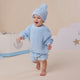 Baby Blue Oversized Cotton Knit Jumper - Thumbnail 8