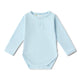 Baby Blue Long Sleeve Organic Bodysuit - Thumbnail 2