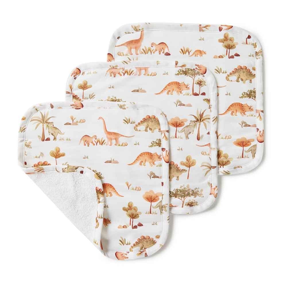 Dino Organic Baby Towel & Wash Cloth Set - View 4