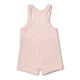 Baby Pink Organic Joey Overall Shorts - Thumbnail 11