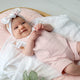 Baby Pink Organic Joey Overall Shorts - Thumbnail 8