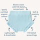 Baby Blue Organic Bloomers - Thumbnail 6