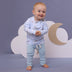 Baby Blue Organic Pants | Snuggle Hunny