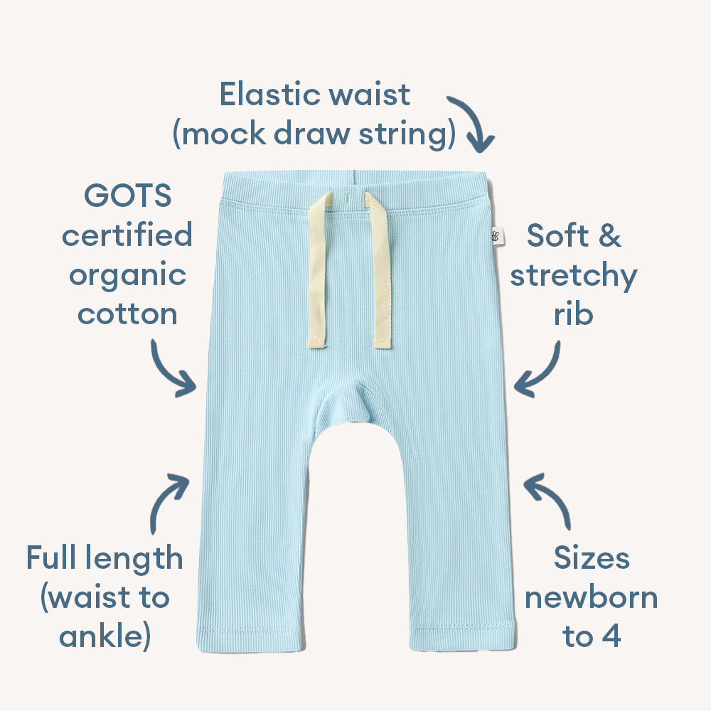 Baby Blue Organic Pants - View 4
