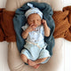 Baby Blue Organic Shorts - Thumbnail 1