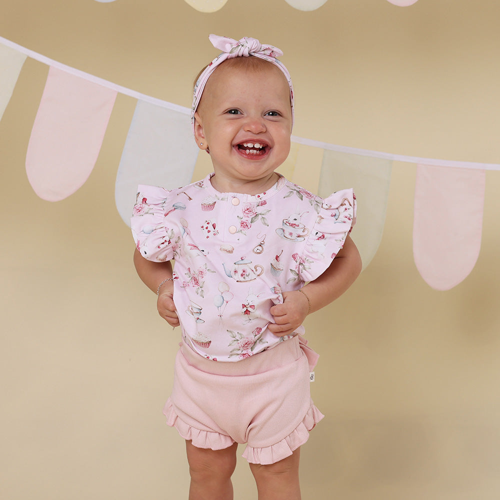 Baby Pink Organic Bloomers - View 4