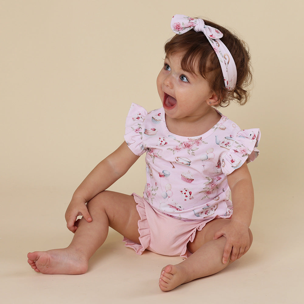 Baby Pink Organic Bloomers - View 11