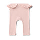 Baby Pink Organic Pants with Frill - Thumbnail 7