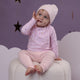 Baby Pink Organic Pants with Frill - Thumbnail 5