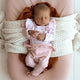Baby Pink Organic Pants with Frill - Thumbnail 3