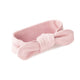 Baby Pink Ribbed Organic Topknot - Thumbnail 2