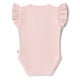Baby Pink Short Sleeve Organic Bodysuit with Frill - Thumbnail 12
