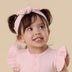 Baby Pink Ribbed Organic Topknot | Snuggle Hunny