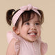 Baby Pink Ribbed Organic Topknot - Thumbnail 3