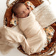 Babyccino Organic Jersey Wrap & Beanie Set - Thumbnail 4