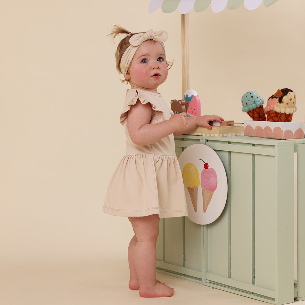 Babyccino Short Sleeve Organic Dress - View 5