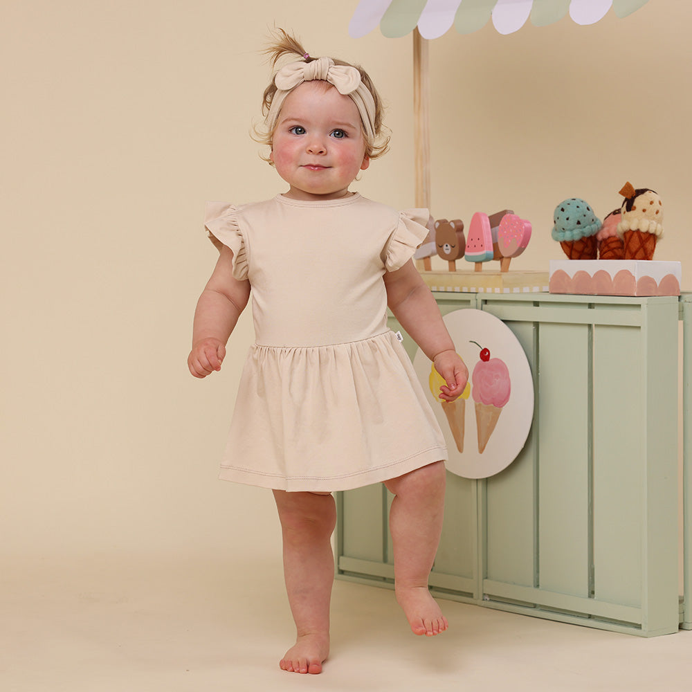 Babyccino Short Sleeve Organic Dress - View 3