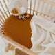 Bronze Organic Bassinet Sheet / Change Pad Cover - Thumbnail 1