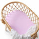 Lilac Organic Bassinet Sheet / Change Pad Cover - Thumbnail 4