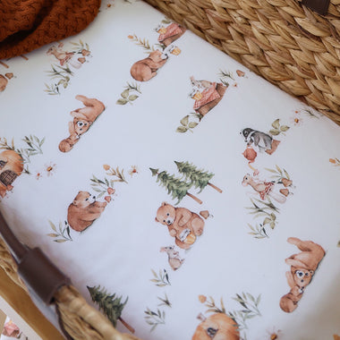 Bears Organic Bassinet Sheet / Change Pad Cover | Snuggle Hunny