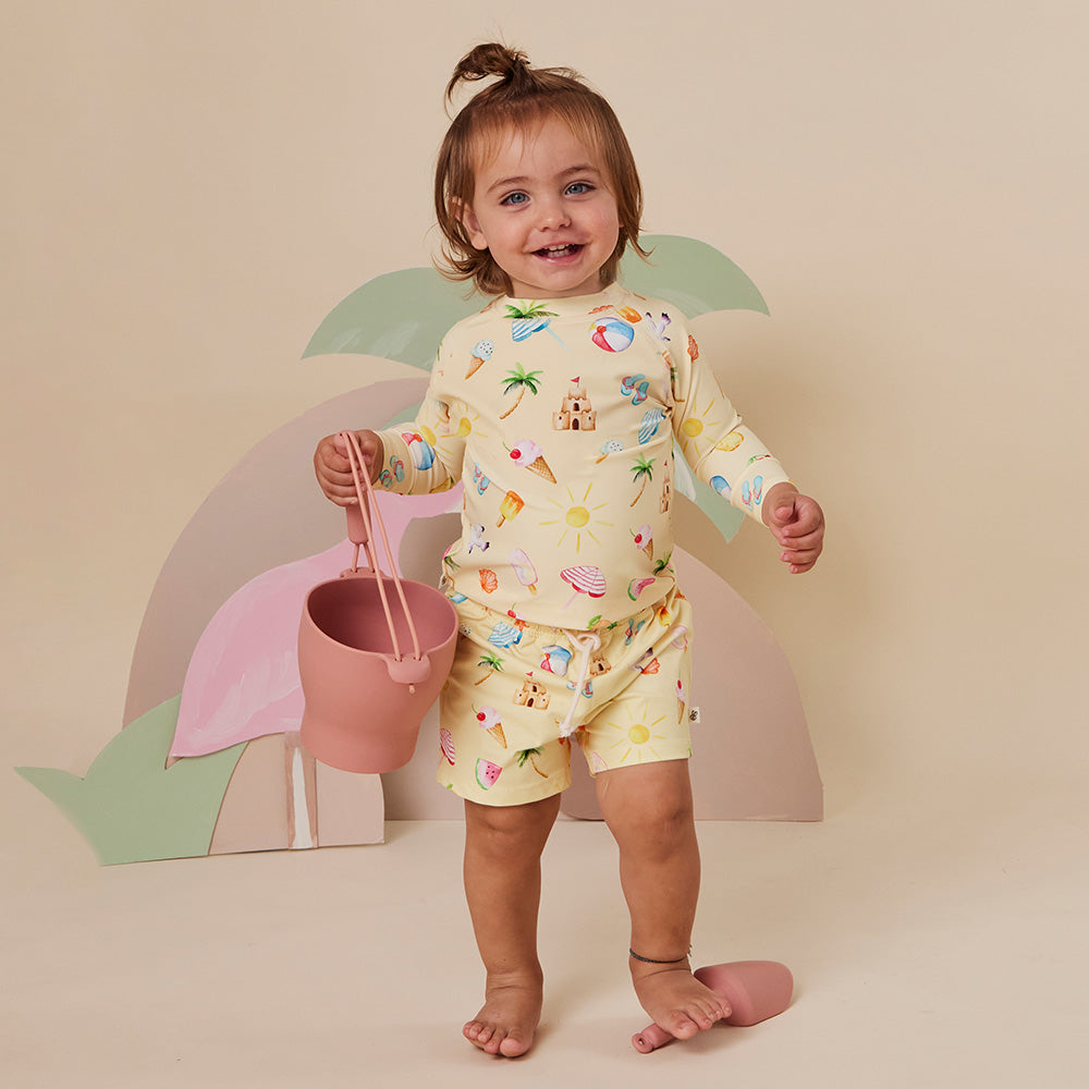 Bundle - Beach Fun Rashie Vest & Board Shorts - View 2