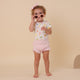 Beach Fun Short Sleeve Organic Bodysuit - Thumbnail 7
