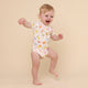 Beach Fun Short Sleeve Organic Bodysuit - Thumbnail 3